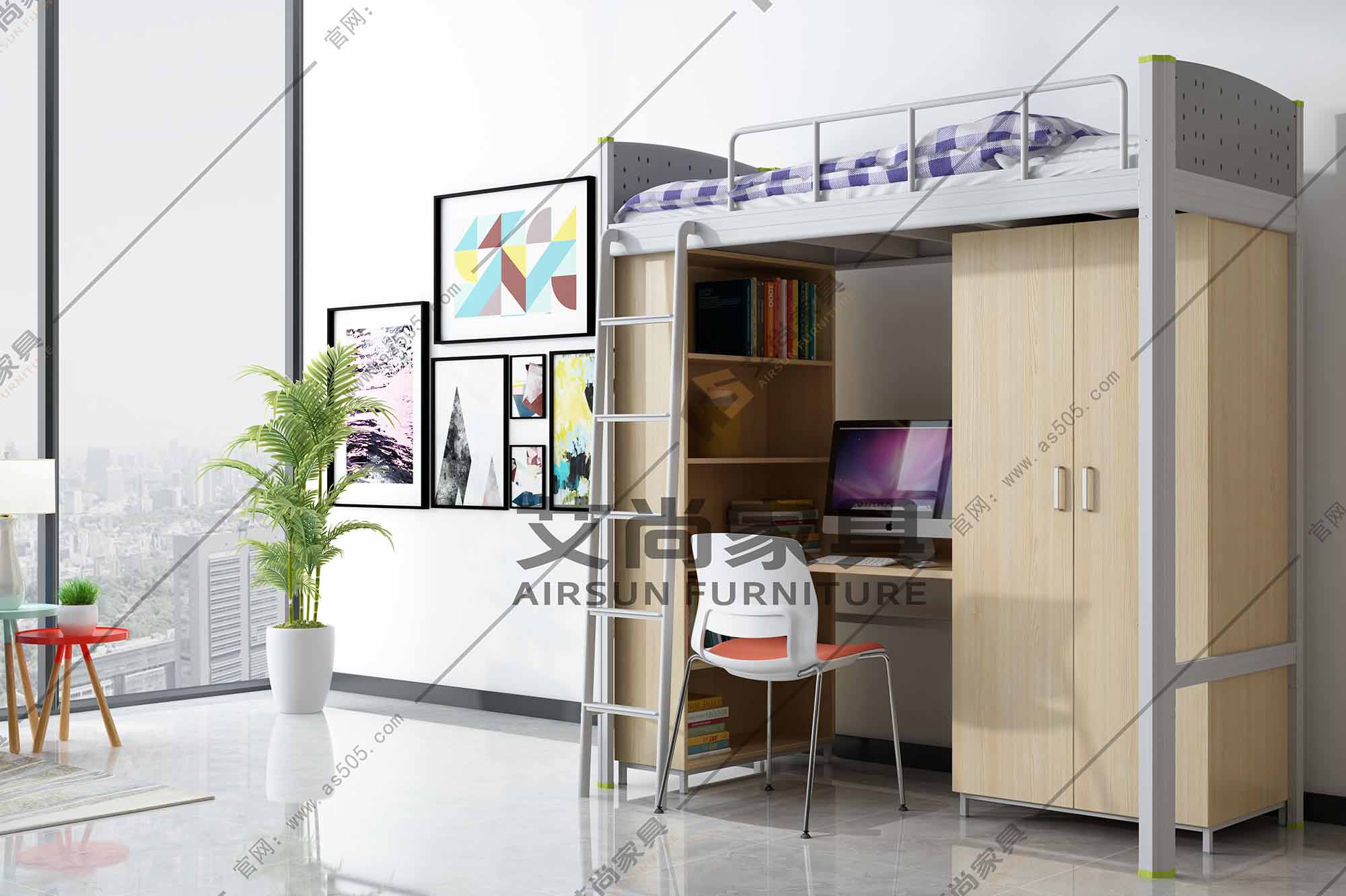 學校宿舍公寓床