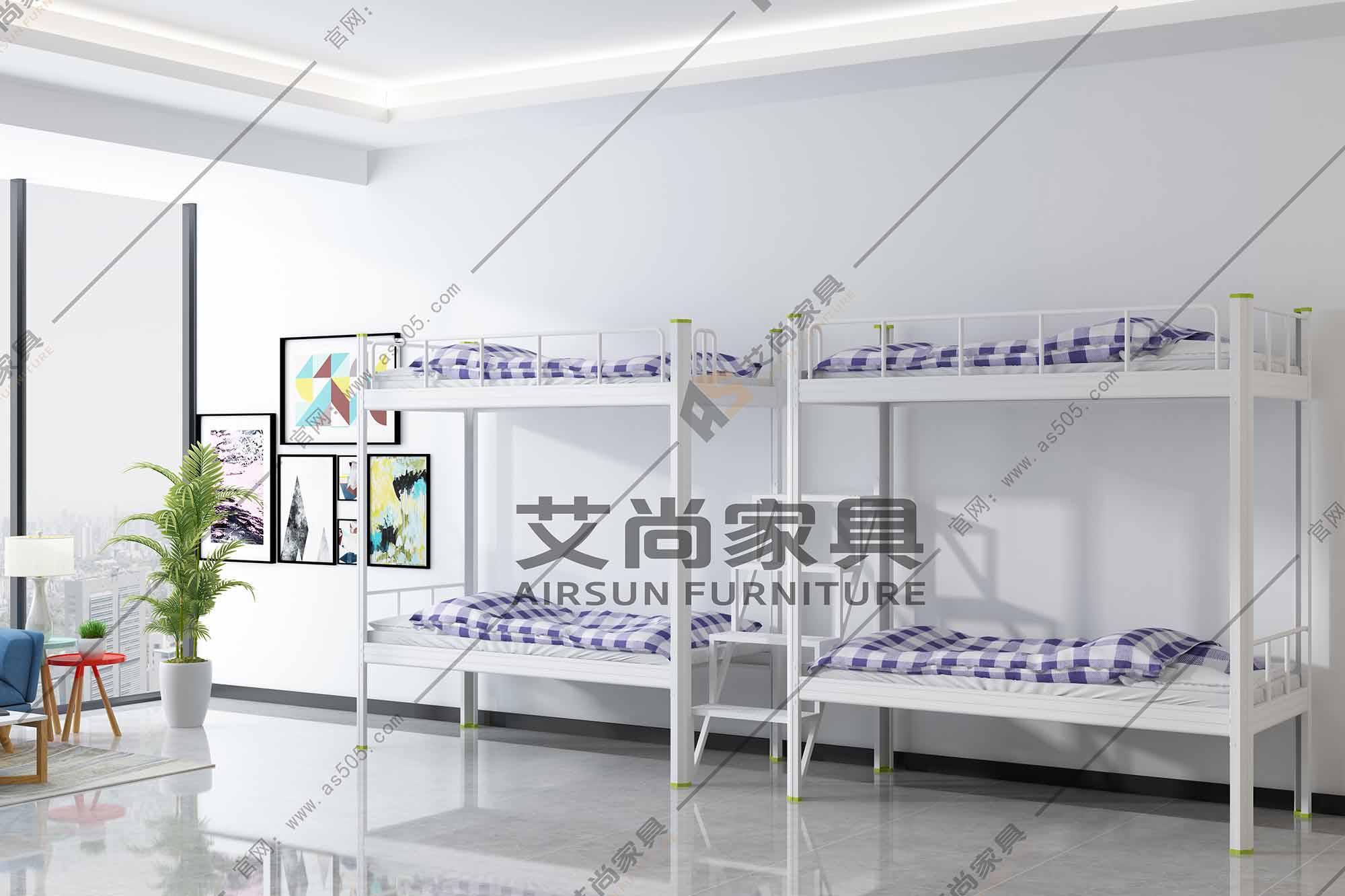 學(xué)生宿舍雙層鐵床