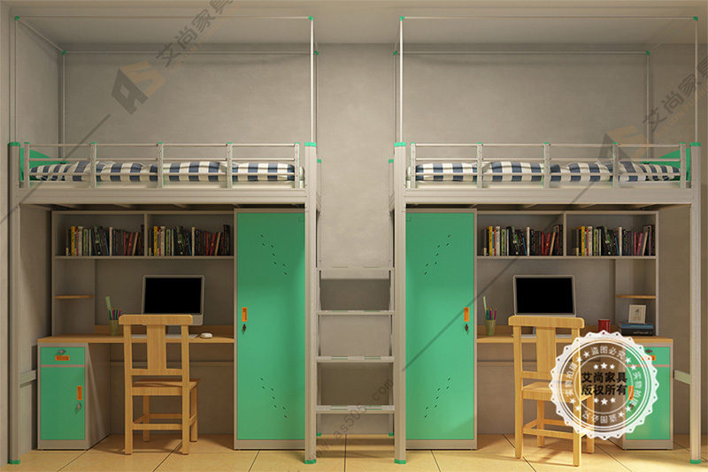 二連體學生公寓床